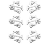 VALICLUD Lot de 6 Broches en Métal pour Homme Épingle de Revers Balance Symbole Justice Broche de Col pour Costume et Chemise Fixation Sécurisée Design Professionnel pour Avocat et Juge