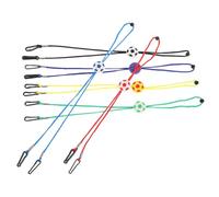 VALICLUD Lot de 6 Cordons Porte-Masque Ajustables pour Garçon et Filles Motifs Dessins Animés Maintien du Masque Facial Sécurisé Sangle Coupe-Vent pour Chapeau pour École Voyages et