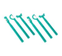 VALICLUD Lot de 6 Outils de Latéralisation Pointe Langue pour Garçon et Filles Entraîneur Oromoteur en Plastique Vert Kit D’Exercices de Motricité Orale pour Rééducation Phonétique et