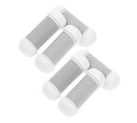 VALICLUD Lot de 6 Têtes de Rouleaux Abrasifs de Remplacement pour Râpe Électrique de Pédicure Recharge pour Éliminateur de Callosités Accessoires Pédicure pour Soins des Pieds et