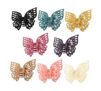 VALICLUD Lot De 8 Barrettes À Cheveux En Forme De Pinces À Cheveux Surdimensionnées Pinces À Cheveux Géantes Pinces Pour Cheveux Abdos Colorés Et Mats