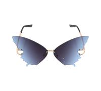 VALICLUD Lunettes de Soleil Décoratives Femme, Forme Grand Cadre Dégradé | Pc, Style Chic et Élégant, pour Activités Extérieures, Plage et Vacances