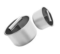 VALICLUD Machine à Boulettes de Viande en Acier Inoxydable 2pcs, Presse Manuelle Facile à Utiliser, Compatible Variétés Alimentaires, pour Repas Quotidiens et Fêtes Réutilisable