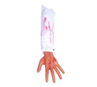 VALICLUD Main Factice Accessoire de Décoration Effrayant et Farceur en Latex Blanc pour Halloween 1 Pièce pour Chambre Secrète et Fête D'épouvante