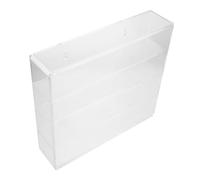 VALICLUD Makeup Organizer With Adjustable Dividers Transparent Lipstick Display Case For Cosmetics Compact And Portable Storage Box For Vanity