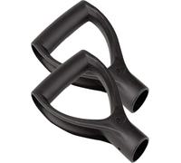 VALICLUD Manches de Pelle en Plastique Lot de 2 Pièces Diamètre Intérieur 32 CM Couleur Noire Poignées Antidérapantes Légères et Solide Adaptées aux Outils de Jardinage et Bêchage