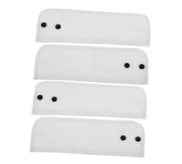 VALICLUD Manchettes à Volants En Dentelle Blanche Amovibles, Fausses Menottes Détachables, Poignets Boutonnés Arrondis, Style Gothique Féminin, Pour Blouse Et Manteau De Soirée, 2 Paires