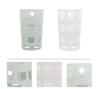 VALICLUD Mangeoire à Herbe Fixe pour Lapins et Cochons D’Inde Lot 2 Pièces Petit Format Bleu et Blanc Panier Solide en Plastique Grosse Capacité pour Cage Distributeur Anti-Gaspillage