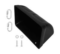 VALICLUD Mangeoire Automatique en Polypropylène Noir Grosse Capacité pour Poules Oies Chèvres Abreuvoir pour Poussins et Volailles Support Suspendu pour Cage Distributeur Plastique