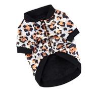 VALICLUD Manteau Chaud pour Petit Chien 2XL en Tissu Matelassé Imprimé Léopard Veste D’Automne et Hiver pour Chien et Chiot de Compagnie Doux et Confortable