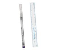 VALICLUD Marqueur Pour Sourcils Stylo De Tatouage Avec Règle Stylo De Marquage Pour Peau Outil De Positionnement De Maquillage Multifonctionnel
