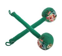 VALICLUD Marteaux De Massage En Armoise 31 Cm Lot De 2 Bâtons De Massage En Tissu Naturel Verts Portatifs Pour Détente Musculaire Usage Domestique Et Auto-massage Cervical Dorsal