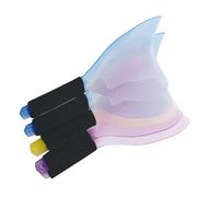 VALICLUD Masque De Coiffure En Salon 5pcs Visage Transparent Anti-rayures Masque Laque Pour Cheveux Usage Professionnel Et Domestique