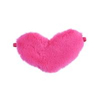 VALICLUD Masque de Sommeil Garçon Fille Peluche Cœur Confortable et Pratique Bandeau Élastique Bloque Lumière pour Garçons et Filles Cadeau Doux pour Voyage et Nuit