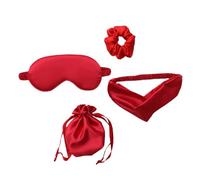VALICLUD Masque Sommeil Occultant Imitation Soie Kit avec Bandeau Élastique Pochette de Rangement Confortable et Pratique et Hommes Voyage et Relaxation