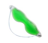 VALICLUD Masque Yeux en Gel Rafraîchissant Vert en Pvc, Compresse Froide Réutilisable Qui Apaise les Yeux sans Laisser de Marques, Après une Journée Chargée