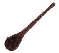 VALICLUD Massageur Massage pour portable point d'acupuncture pagaie corporelle thérapie battement outils manuels de massage masseur de cuir chevelu en bois Wengé Coffee
