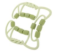VALICLUD Masseur de Jambes Compact en Plastique Solide, Rouleau de Massage en Anneau pour Mollets, Outil de Récupération Musculaire pour Yoga et Pilates, Ergonomique et Portable