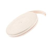 VALICLUD Mèche Plate en Coton Pur 12 CM Largeur 10 M pour Lampe à Pétrole et Lanterne Mèche de Rechange pour Lampe de Camping et Brûleur à Bougie Combustion Stable sans Résidus Noirs