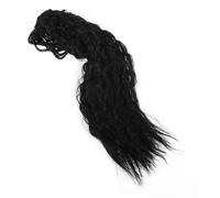 VALICLUD Mèches De Cheveux Humains Bouclés Perruque De Fête Folle Perruque Cosplay Cheveux Synthétiques Naturels Bouclés Vierges Postiches