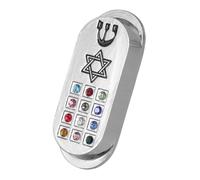 VALICLUD Mezuzah pour Voiture Décoration Religieuse Juive Prière pour Protection des Voyageurs Design Artisanal de et Chic Parfait pour Spirituelle