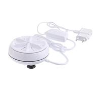 VALICLUD Mini Laveuse De Voyage Portable Abs Et Résine Turbine Ultrasonique, Multifonction Pour Sous-vêtements, Vêtements Fins, Compatible Ac220v, Faible Consommation D'eau, Pour Voyage Et Appartement