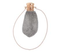 VALICLUD Mini Porte-Monnaie Maille Métal Pochette Vintage à Couvercle Tournant pour Femme Coffre Au Trésor Portable pour Petits Objets