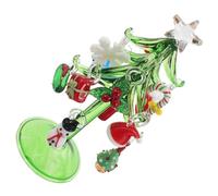VALICLUD Mini Sapin Cristal Décor De Noël Verre Sapin De Table Cristal Décoration De Table Festive Petit Arbre De Noël Verre pour Maison Ou Bureau