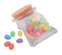 VALICLUD Mini Œufs de Pâques Décoratifs en Mousse pour Décoration Festive | Surface Mouchetée Facile à Personnaliser, Couleurs Vives, Adaptés aux Couronnes, Plateaux de Table, Chasses aux Œufs
