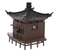 VALICLUD Miniature Chinois pour Aquarium Décoration Zen Compacte Plastique Résistant Ornement de Paysage Micro pour Jardin Zen et Bonsai Ambiance Paisible et