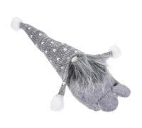VALICLUD Miniature Xmas GNOME Doll with Hand Knitted Hat Party Adornment Festival Ornament for