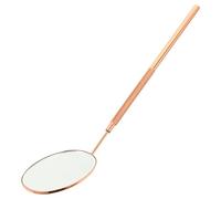 VALICLUD Miroir à Cils Acier Inoxydable pour Extensions Miroir Maquillage Compact et Outil Dinspection pour Salon et Usage Personnel Finition Claire et Portable