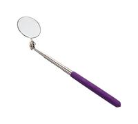 VALICLUD Miroir D'inspection Télescopique Rond pour Réparation Automobile avec Poignée Extensible, Design Pliable, Adapté pour Châssis de Voiture et Soudure