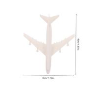 VALICLUD Modèle Avion Miniature Plastique Figurine pour Scène Architecturale Paysage Urbain Kit De Collection