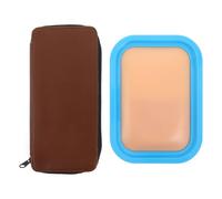 VALICLUD Modèle D'acupuncture Corporelle en Silicone Réaliste Kit Aiguille pour Entraînement Débutant, Pratique Polyvalente D’injection Intraveineuse et Intramusculaire, Portable et Solide