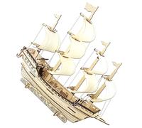 VALICLUD Modèle De Bateau en 3D à Assembler -même Maquette De Voilier DIY Puzzle en pour Adultes Jouet De Décoration Nautique De Modélisme Activité De Loisir Créatif