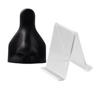 VALICLUD Modèle Nez Silicone Flexible pour Entraînement Piercing Pratique Anatomique Réaliste pour Outils Pédagogiques et Exposition Bijoux