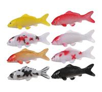 VALICLUD Modèles de Poissons artificiels 8 pièces décorations flottantes en Plastique pour Aquarium et décoration Maison Durable
