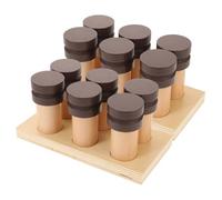 VALICLUD Montessori pour Garçon Fille Coffret Sensoriel Éveil Au Goût pour Tout Petits Activité Éducative de Reconnaissance des Odeurs