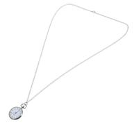 VALICLUD Montre de Poche argentée avec chaîne élégante Montre Vintage décorative pour Homme et Femme