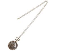VALICLUD Montre De Poche Vintage avec Chiffres Arabes Mouvement à Quartz Et Chaîne Légère Et Pratique pour Homme