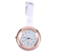 VALICLUD Montre D'infirmière Suspendue en Alliage D'aluminium Rose Doré, Légère et Résistante, Montre à Gousset pour Blouse Infirmière, Surveillance Médicale Précise, Clip Pratique