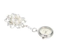 VALICLUD Montre Infirmière à Gousset Argenté en Alliage de Zinc, Précise et Facile à Porter, Accessoire de Vêtement Élégant pour Surveillance Infirmière Quotidien