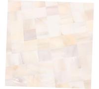 VALICLUD Mosaïque Adhésive sans Joint Blanc Perle Décor Mural pour Salon et Chambre Carreaux Décoratifs Auto-adhésifs pour Intérieur Facile à Nettoyer et Résistant à Huile