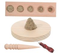 VALICLUD Moule à Cônes de Moxa DIY Grand Modèle en 6 Positions Fabrication de Rouleaux d'Armoise Outil de Moxibustion à Thérapie de Bien-