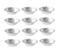 VALICLUD Moule à Tartelettes Jetable Moule Pâtisserie Cuisson Uniforme pour Mini Gâteaux Muffins et Aux Œufs