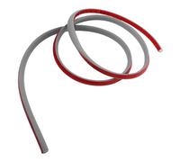 VALICLUD Moulure D’angle Adhésive en Pvc Rigide Gris 2 M, Barrière Étanche, Ligne D’angle Flexible pour Salle de Bain, la Cuisine et Sol, Moulure Quart de Rond Autocollante Polyvalente