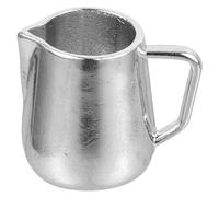 VALICLUD Mousseur À Lait Pichet Cappuccino Pichet À Lait Expresso À Crémier Mousseur À Tasse Expresso Tasses À Café Mini Accessoires De Maison De Poupée Alliage De