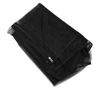 VALICLUD Moustiquaire pour Balançoire d'Extérieur Noire 82X89X160 CM Fermeture Éclair Filet Respirant Léger et Portable Protection pour Jardin Terrasse Pêche et Camping