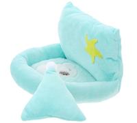 VALICLUD Nid pour Hamster en Peluche Douce Verte S Cachette d'hiver et Lit Confortable pour Petit Rongeur Adapté pour Hamster Cochon d'Inde Hérisson et Planeur de Sucre